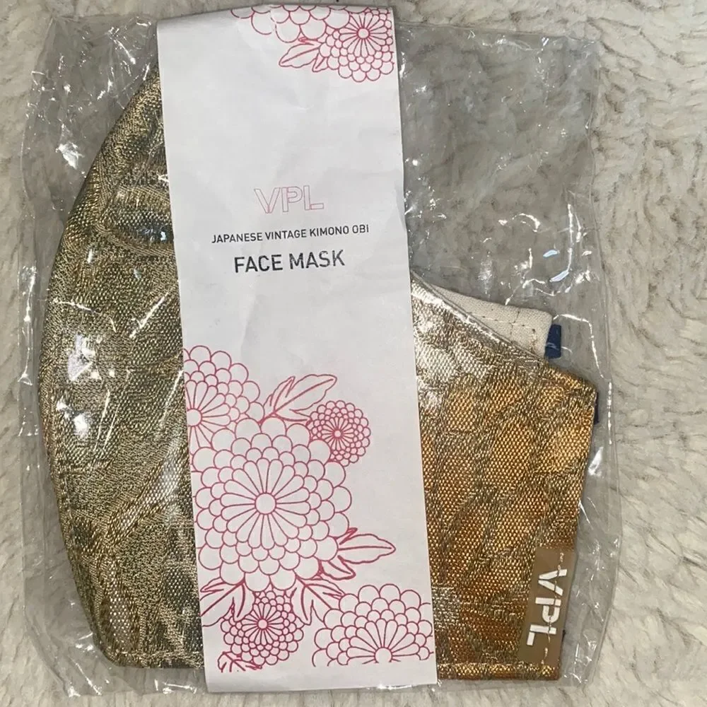 VPL for Athleta Japanese Vintage Kimono Face Mask!